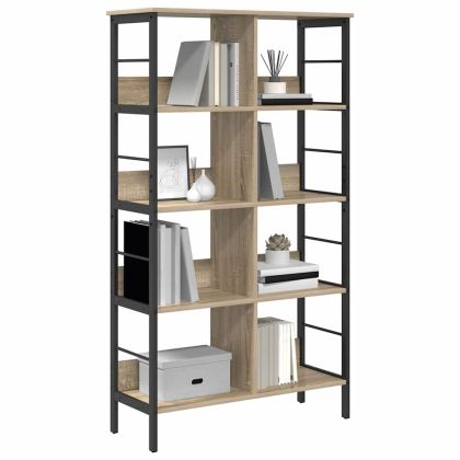 Рафт за книги Сонома дъб 82 x 32 x 144,5 см Инженерно дърво