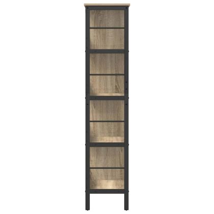 Рафт за книги Сонома дъб 82 x 32 x 144,5 см Инженерно дърво
