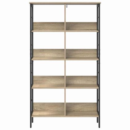 Рафт за книги Сонома дъб 82 x 32 x 144,5 см Инженерно дърво