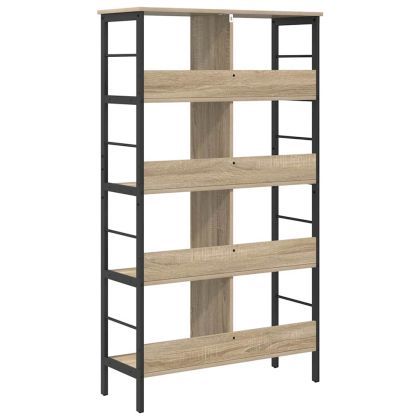 Рафт за книги Сонома дъб 82 x 32 x 144,5 см Инженерно дърво