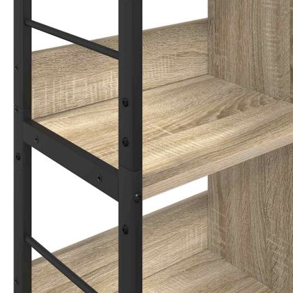 Рафт за книги Сонома дъб 82 x 32 x 144,5 см Инженерно дърво