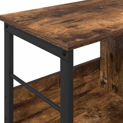 Рафт за книги Димян дъб 82 x 32 x 47 см Инженерно дърво