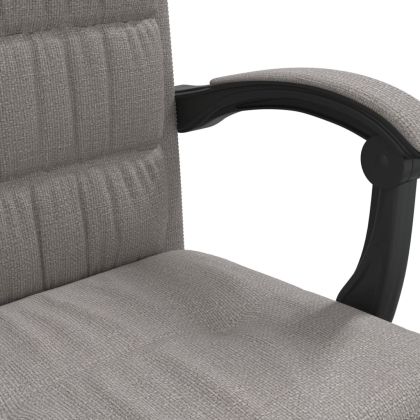 Наклоняем офис стол, таупе, текстил