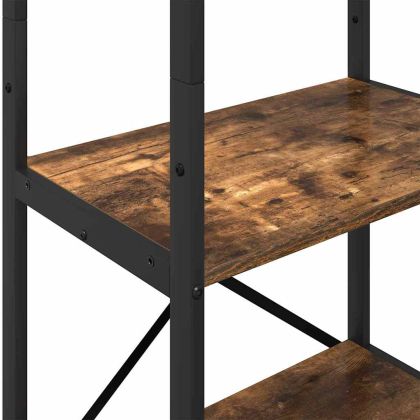Рафт за книги 5 нива 56 x 34 x 171 см Инженерна дървесина