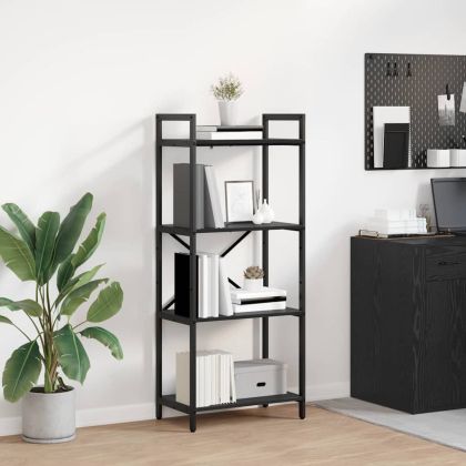Рафт за книги 4 нива 56 x 34 x 133,5 см Инженерна дървесина