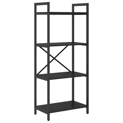 Рафт за книги 4 нива 56 x 34 x 133,5 см Инженерна дървесина