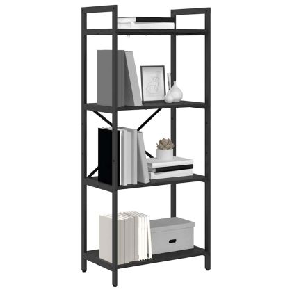 Рафт за книги 4 нива 56 x 34 x 133,5 см Инженерна дървесина