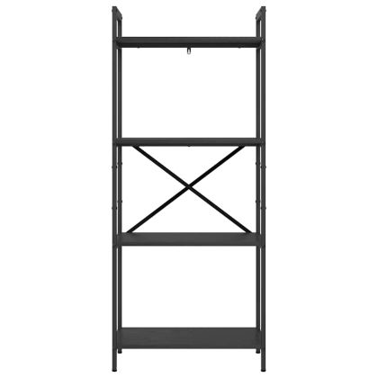 Рафт за книги 4 нива 56 x 34 x 133,5 см Инженерна дървесина