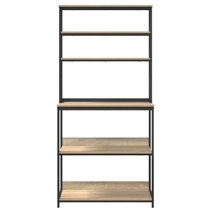 Кухненски рафт 5 нива 80 x 40 x 168 см Инженерна дървесина