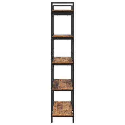 Рафт за книги 5 нива 100 x 33,5 x 178 см Инженерна дървесина