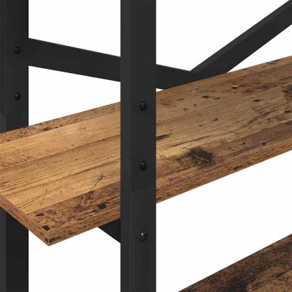Рафт за книги 5 нива 100 x 33,5 x 178 см Инженерна дървесина