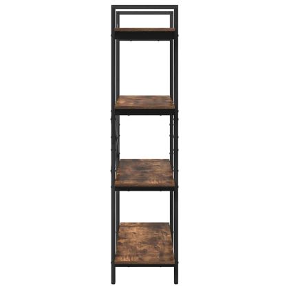 Рафт за книги Опушен дъб 100 x 33,5 x 140 cm