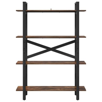 Рафт за книги Опушен дъб 100 x 33,5 x 140 cm