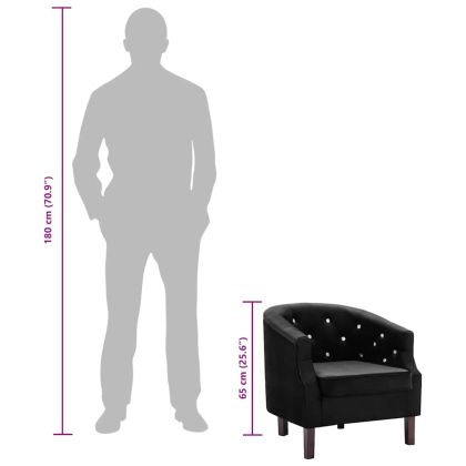 Фотьойл, черен, кадифе