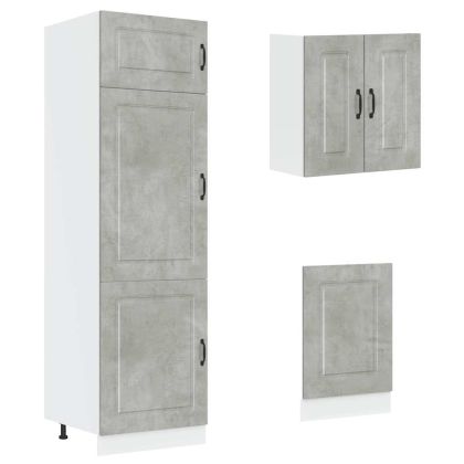 Комплект кухненски шкафове от 8 части Kalmar, инженерно дърво