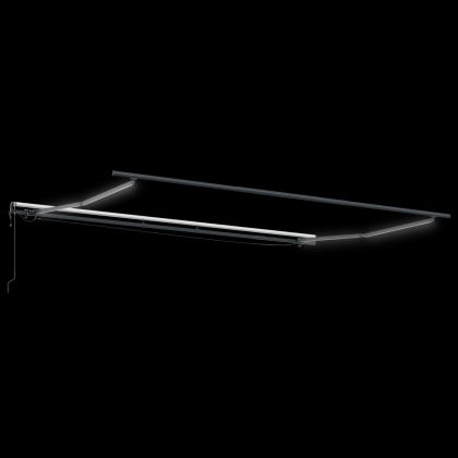 Текстил за сенник с Бяло 400 × 350 cm Полиестер