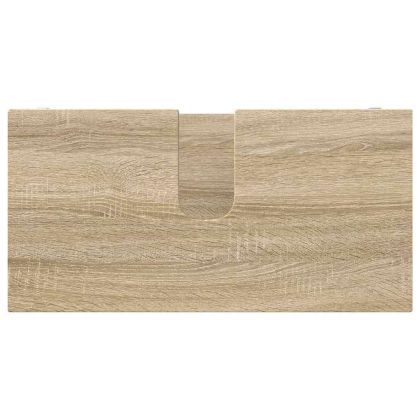 Шкаф за баня с мивка Сонома дъб 60 x 30 x 60 cm Инженерно дърво