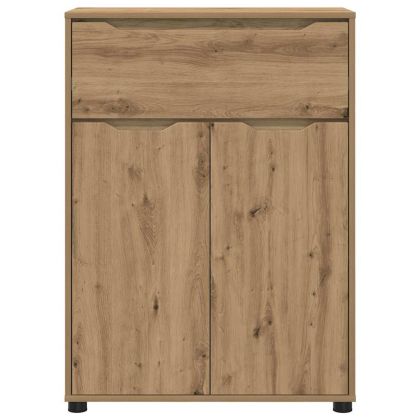 Шкаф за баня с рафт Дъб 72,5 x 36,5 x 100 см Инженерно дърво