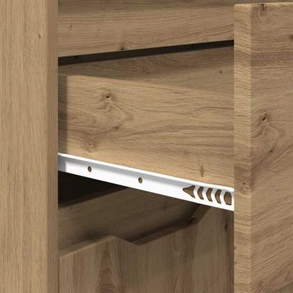 Шкаф за баня с рафт Дъб 72,5 x 36,5 x 100 см Инженерно дърво