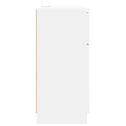 Служебен шкаф с чекмедже Бяло 100 x 30 x 65,6 Инженерно дърво
