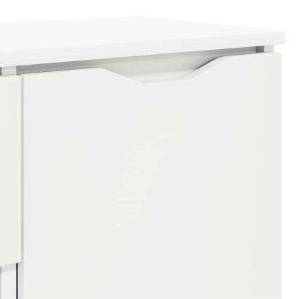 Служебен шкаф с чекмедже Бяло 100 x 30 x 65,6 Инженерно дърво