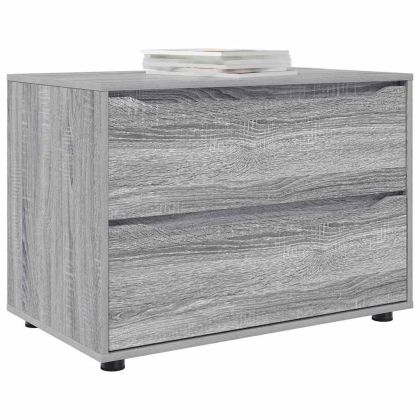 Шкаф за съхранение Сив Сонома 80 x 48 x 57 см Инженерно дърво