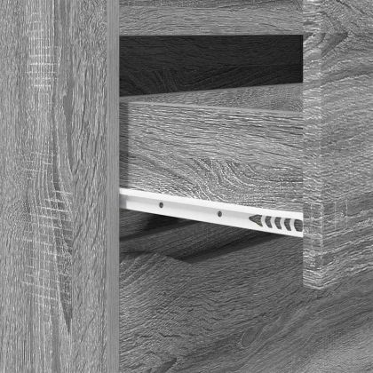 Шкаф за съхранение Сив Сонома 80 x 48 x 57 см Инженерно дърво