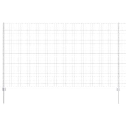 Ограда с пост Сребрист 1,4 x 10 m Стомана