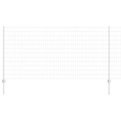 Ограда с пост Сребрист 1,2 x 10 m Стомана