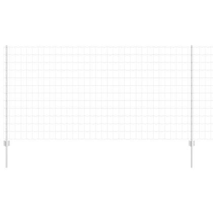 Ограда с пост Сребрист 1,2 x 10 m Стомана