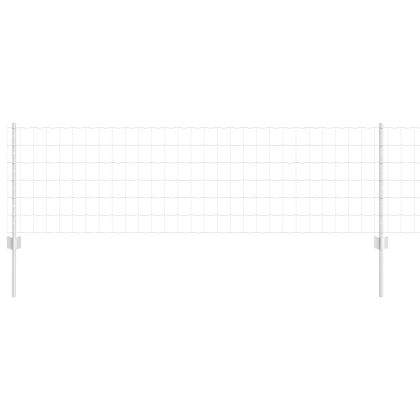 Ограда с пост Сребрист 0,6 x 25 м Стомана