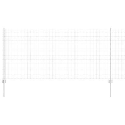 Ограда с пост Сребрист 1 x 10 m Стомана
