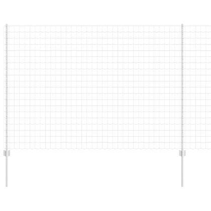 Ограда с пост Сребрист 1,5 x 10 m Стомана