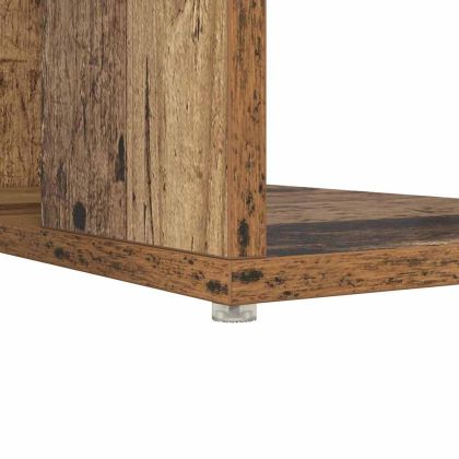 Бюро с рафт Старо дърво 130 x 50.5 x 75 см Инженерно дърво