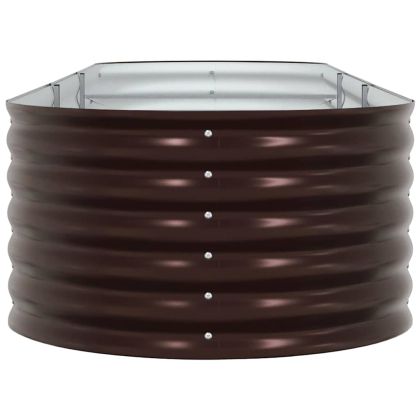 Повдигнато легло Кафяво 320 x 80 x 44 cm Стомана