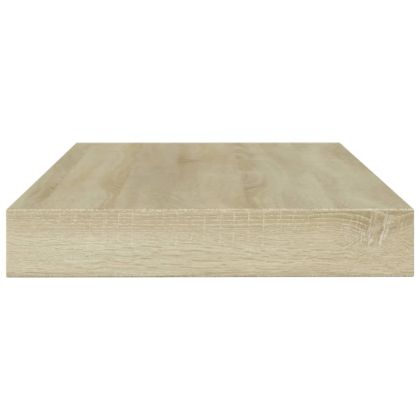 Рафтове за етажерка, 4 бр, дъб сонома, 100x10x1,5 см, ПДЧ