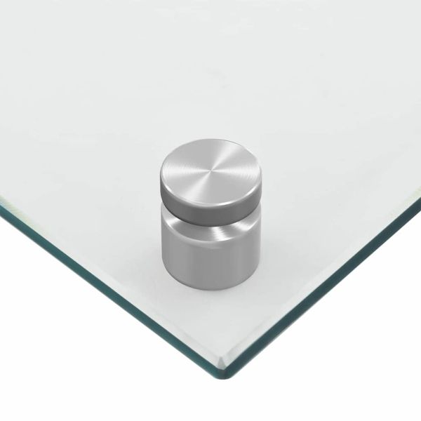 Кухненски гръб 2 pcs Прозрачен 90 x 50 cm закалено стъкло