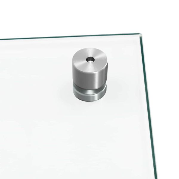 Кухненски гръб 2 pcs Прозрачен 90 x 60 cm закалено стъкло