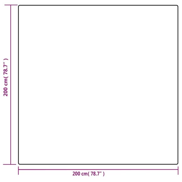 Утежнено одеяло с плик, сиво, 200x200 см, 13 кг, плат