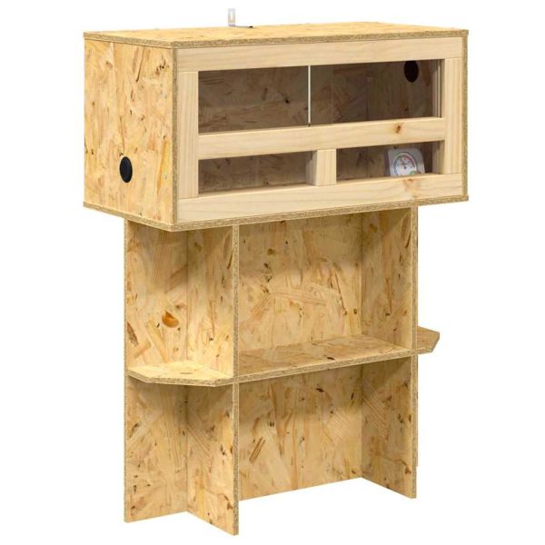 Терариум Кафяво 60 x 30 x 80 см ОСБ