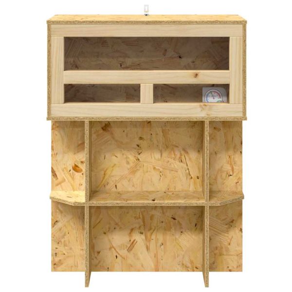 Терариум Кафяво 60 x 30 x 80 см ОСБ