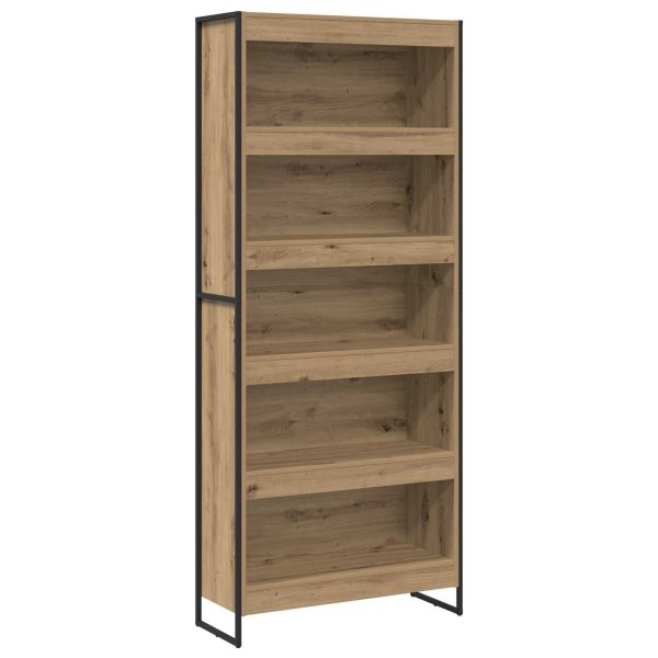 Шкаф за книги 80 x 30 x 189,5 см Инженерна дървесина
