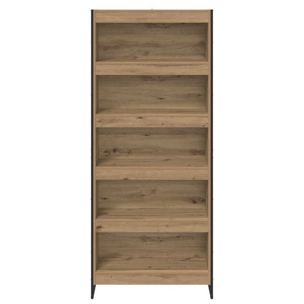 Шкаф за книги 80 x 30 x 189,5 см Инженерна дървесина