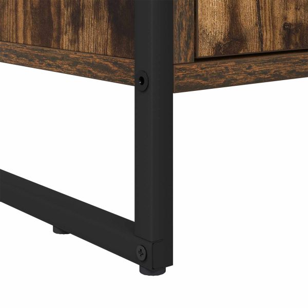 Шкаф за книги 2 pcs Димящ дъб 99,5 x 30 x 108 см