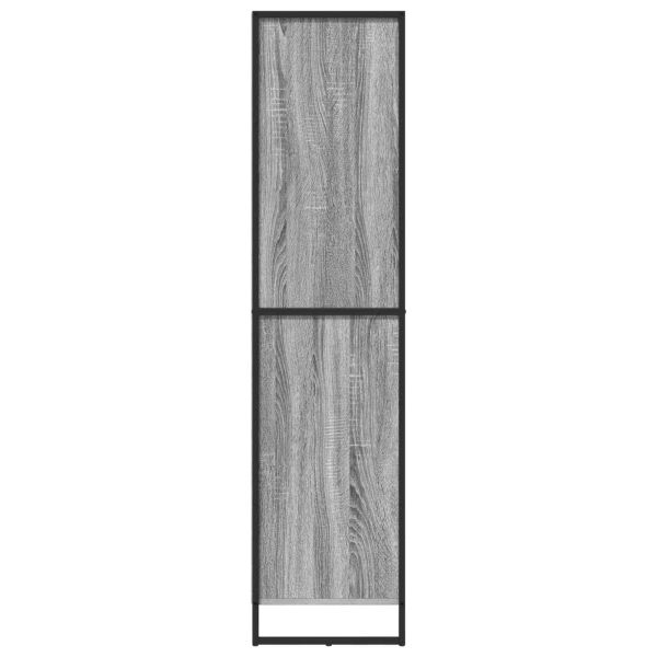 Служебен шкаф с чекмедже 2 pcs Сив Сонома 81 x 36 x 150.5 см