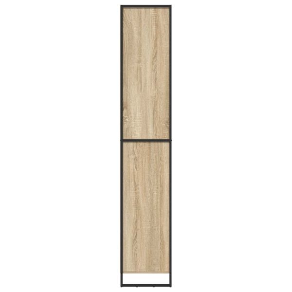 Високи шкафове 2 pcs Сонома 79 x 36 x 200 см Инженерно дърво