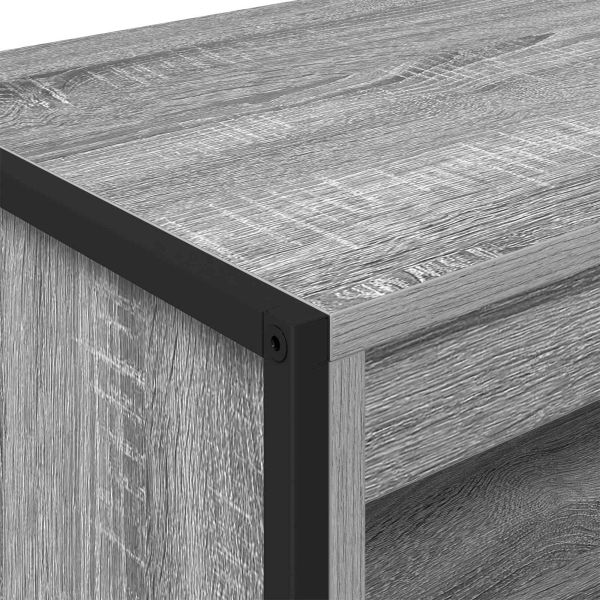 Високи шкафове 2 pcs Сив Сонома 79 x 36 x 200 см