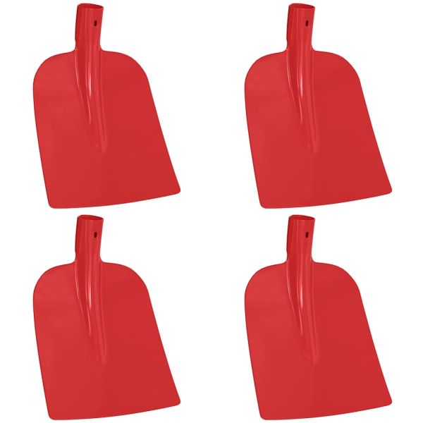 Глава на лопата 4 pcs Червено 32 x 24,5 см