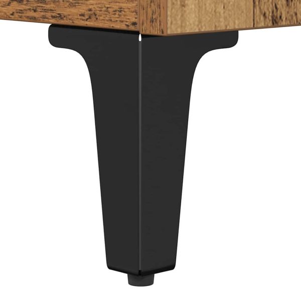 Висок шкаф Старо дърво 69,5 x 34 x 180 см Инженерно дърво