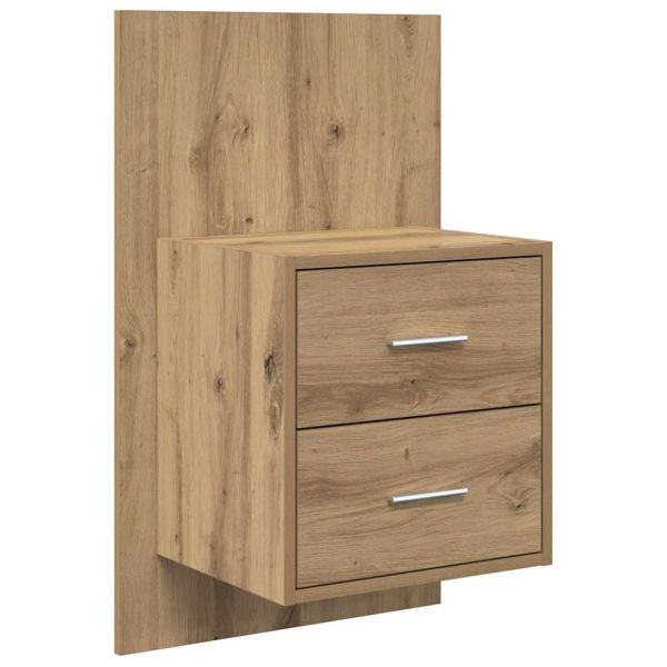 Табла с шкаф 3 бр. Дъб Инженерна дървесина